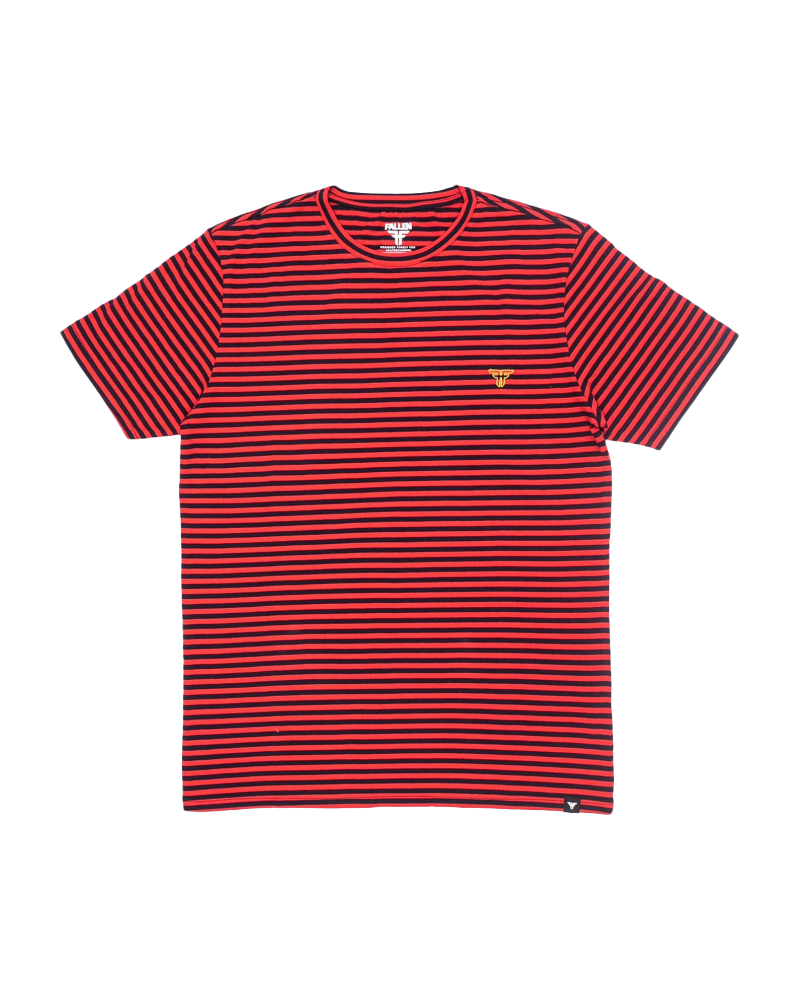 Red Emblem Stripe Tee Unisex main image 1