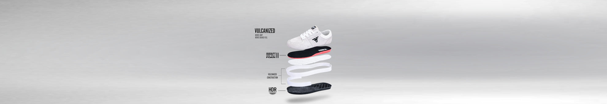 Fallen Footwear Australia & New Zealand Vulcanized Construction Diagram