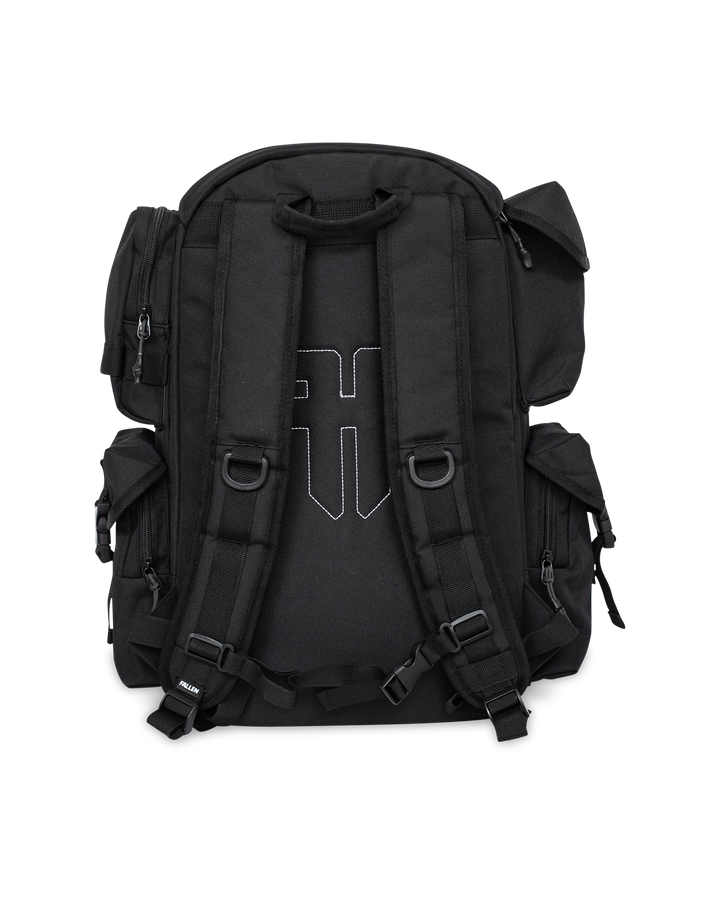 CARGO BACKPACK - BLACK / WHITE