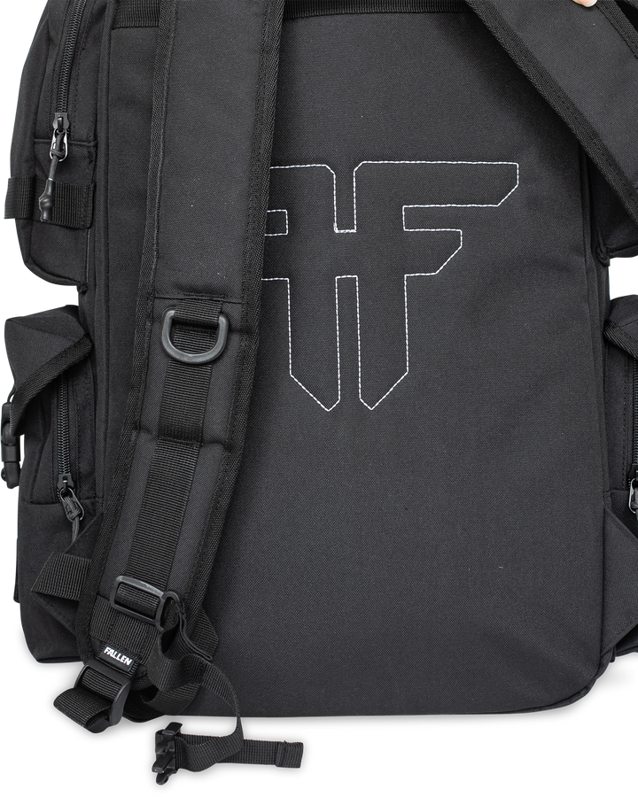 CARGO BACKPACK - BLACK / WHITE