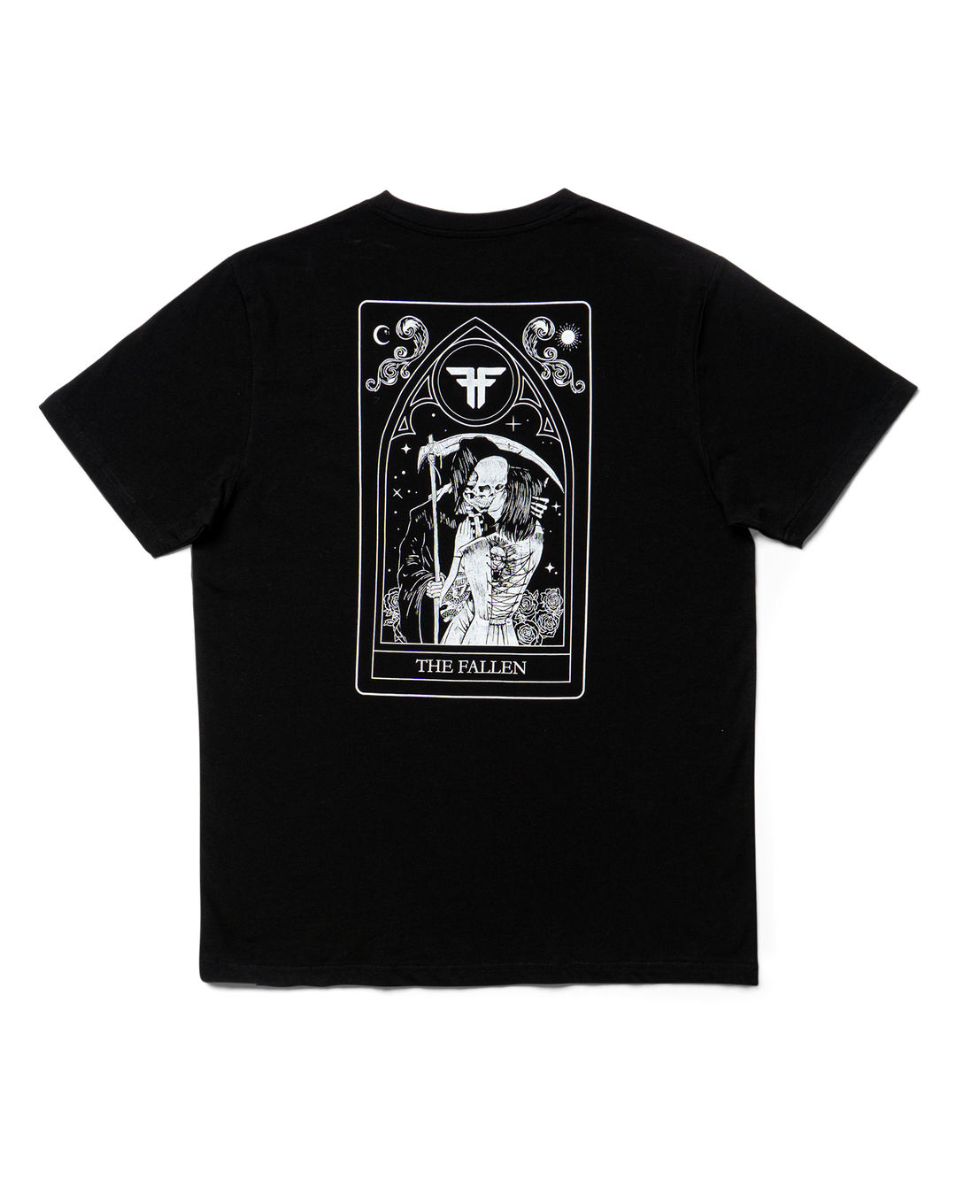 DEATH'S EMBRACE TEE - BLACK / WHITE