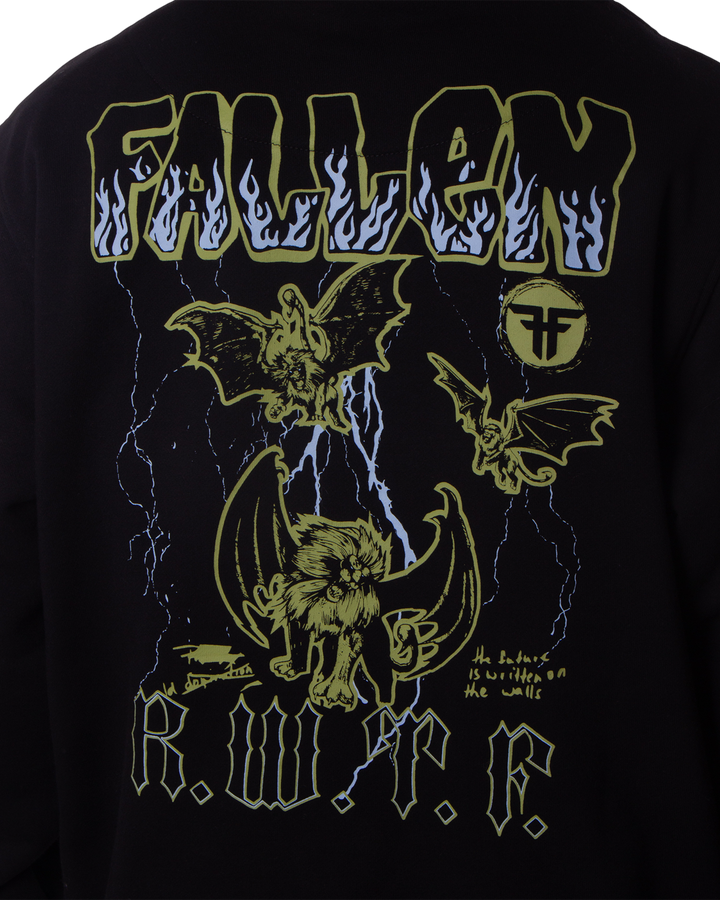 GARGOYLE HOODIE - BLACK / WHITE
