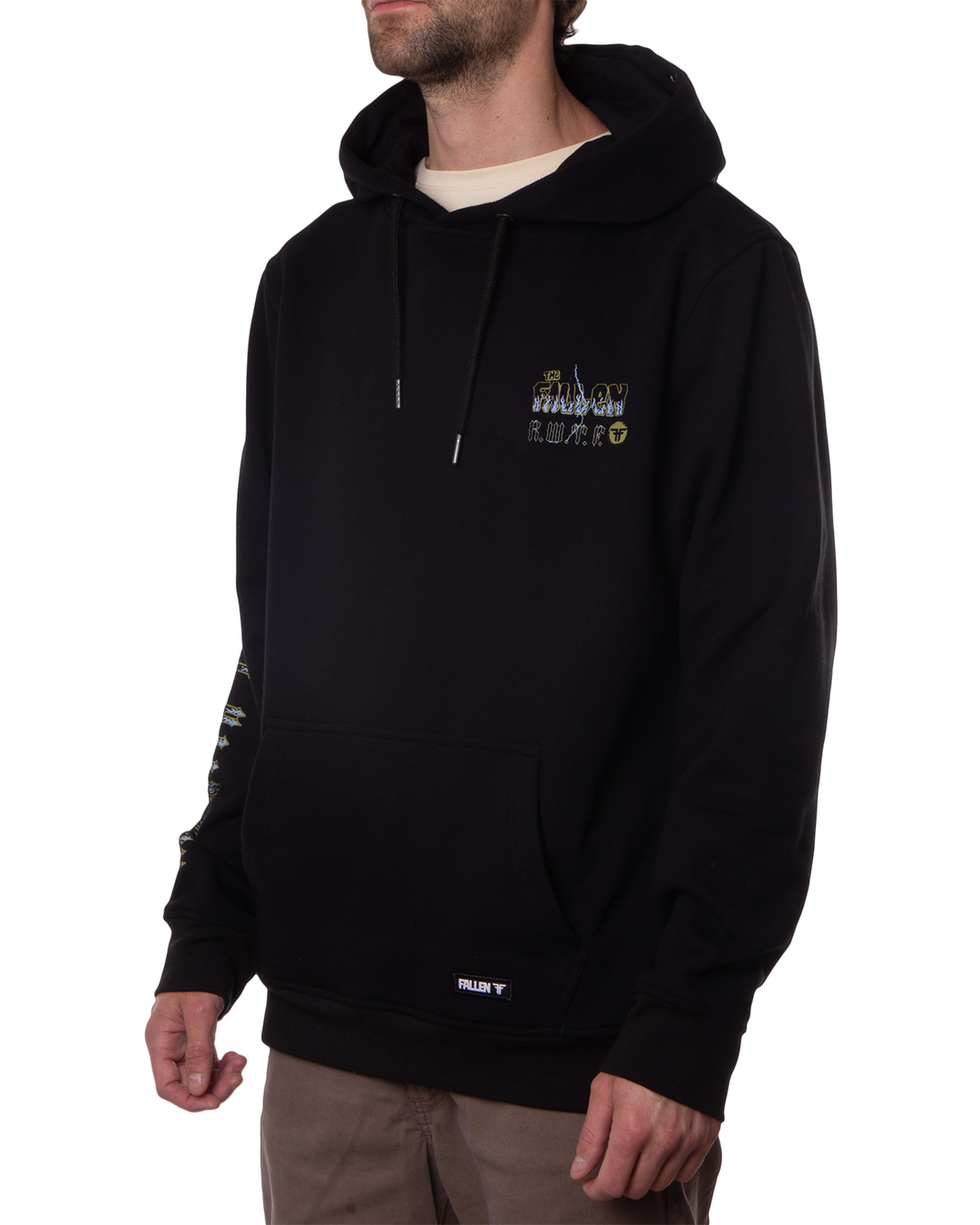 GARGOYLE HOODIE - BLACK / WHITE