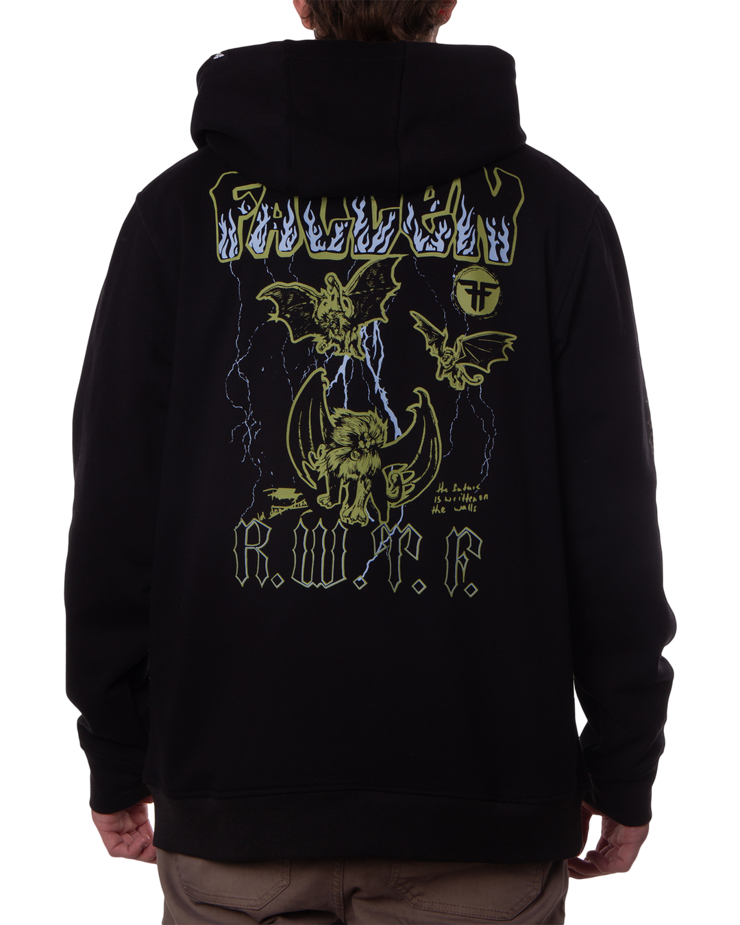 GARGOYLE HOODIE - BLACK / WHITE