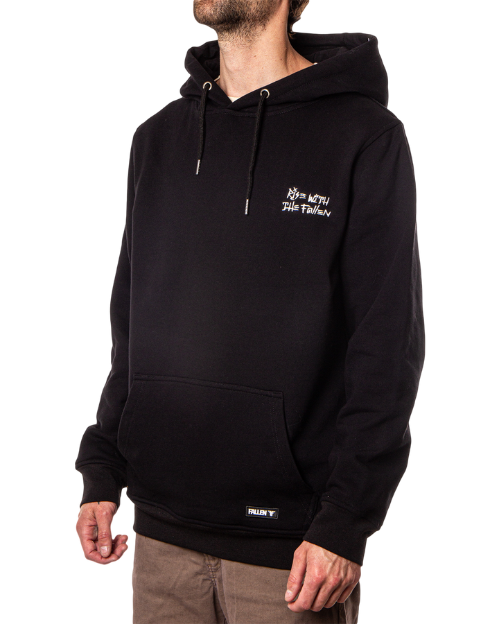 DARK HORSE TAROT HOODIE - BLACK / WHITE