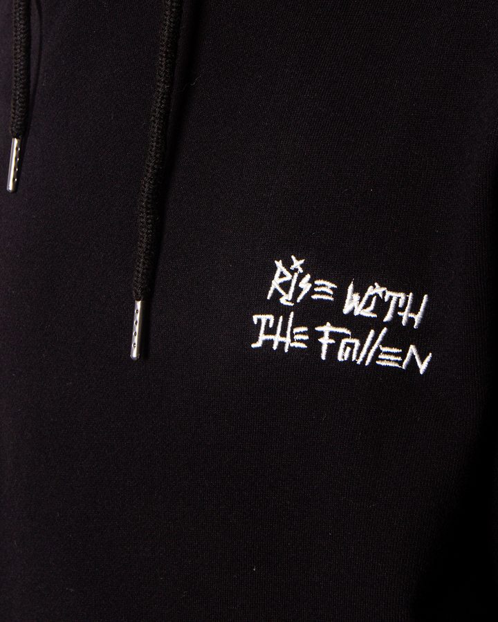 DARK HORSE TAROT HOODIE - BLACK / WHITE