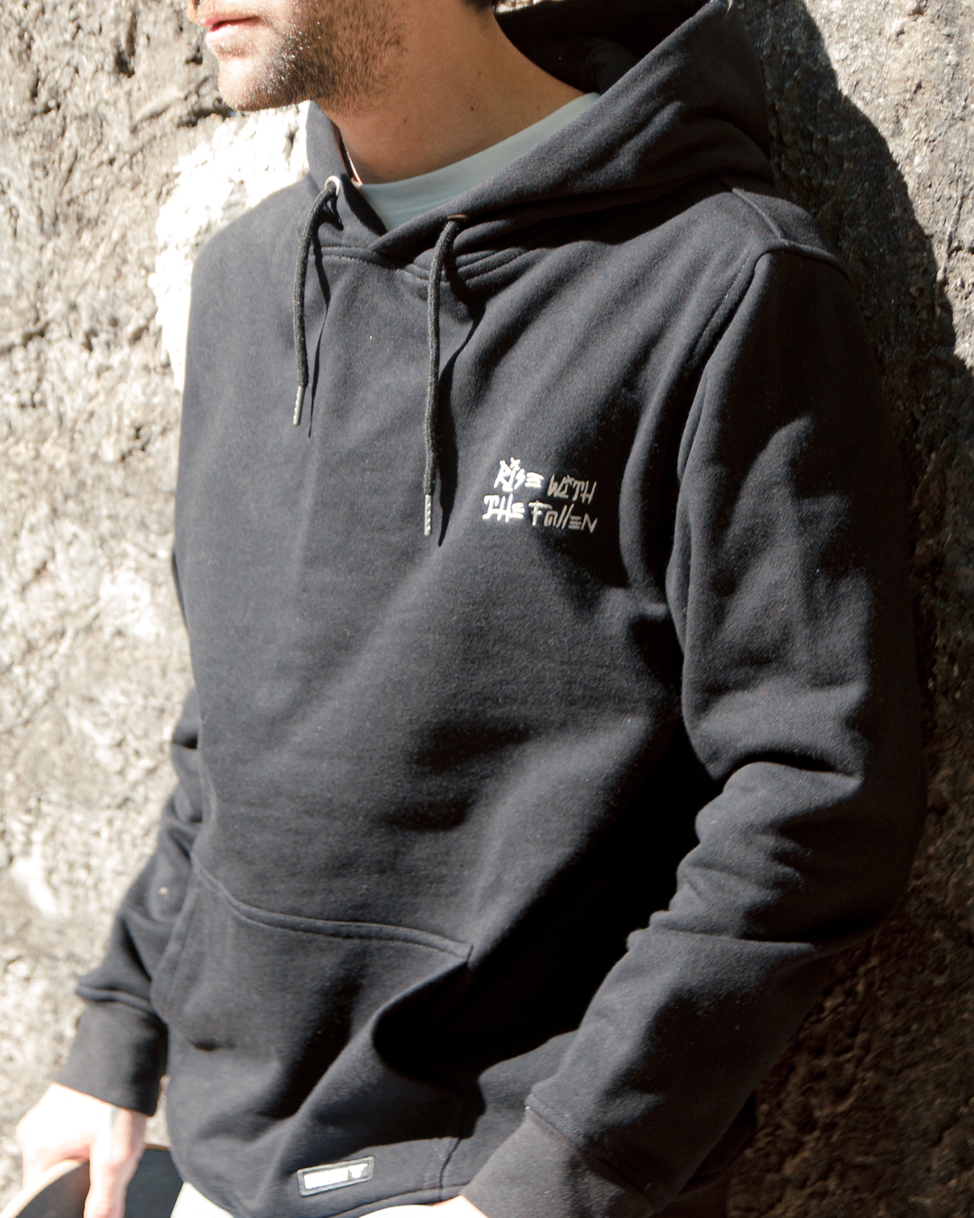 DARK HORSE TAROT HOODIE - BLACK / WHITE