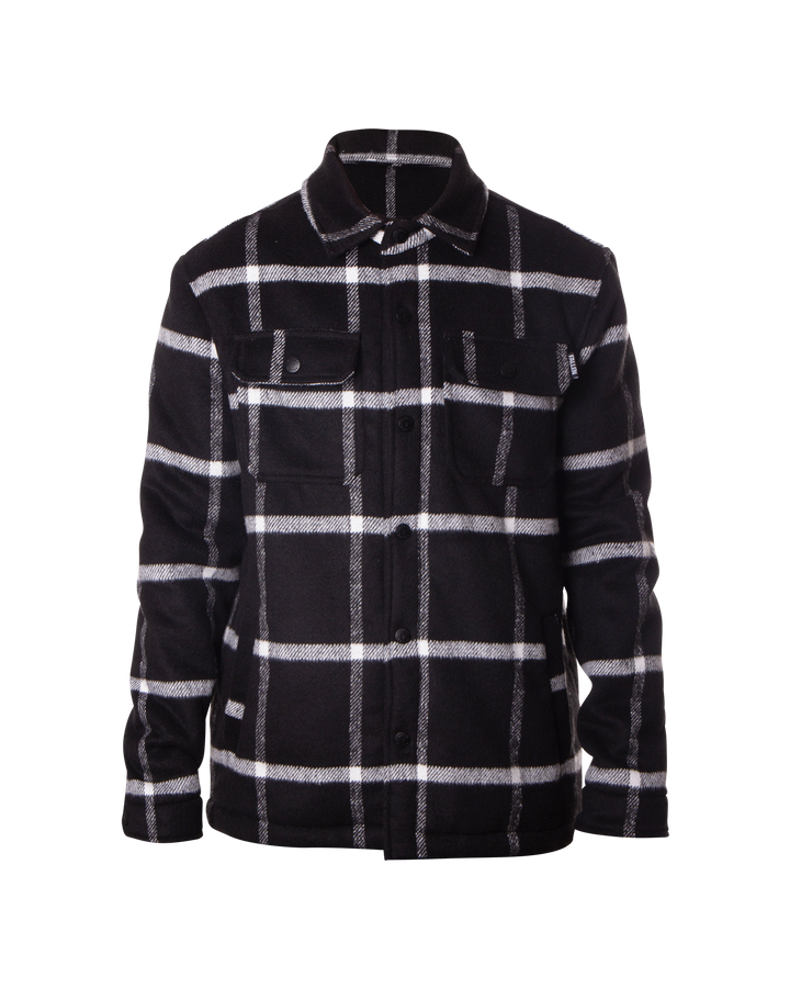 LAMB  JACKET - BLACK / WHITE