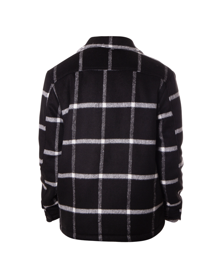 LAMB  JACKET - BLACK / WHITE