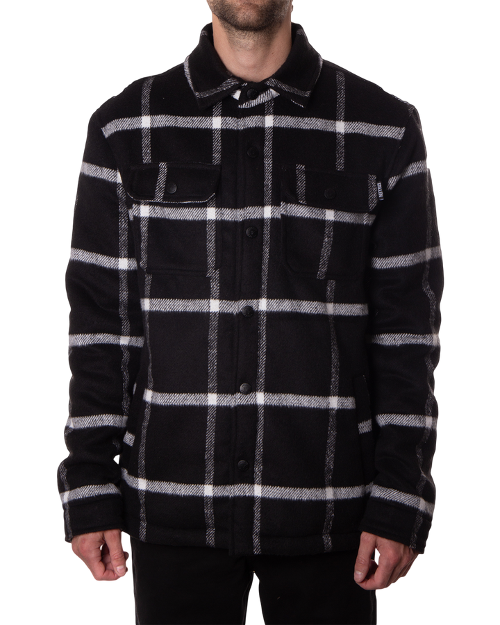 LAMB  JACKET - BLACK / WHITE