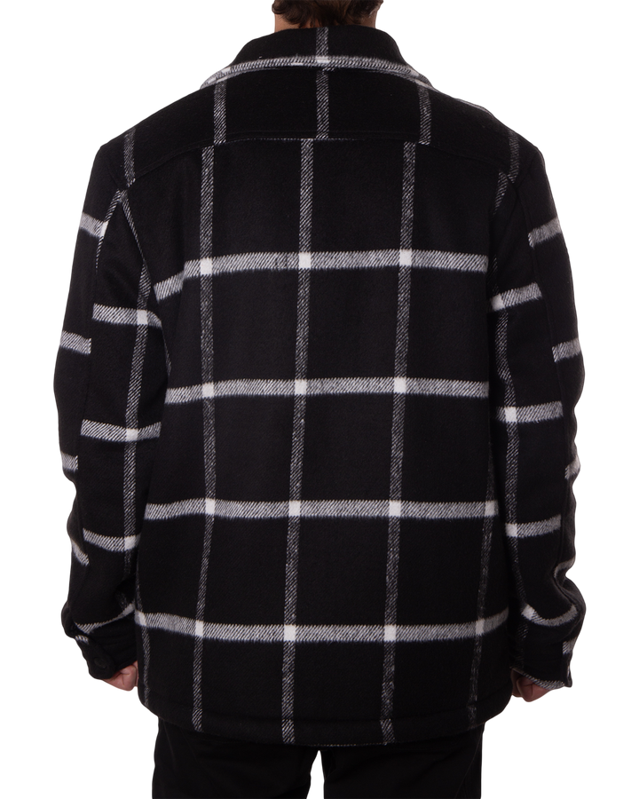 LAMB  JACKET - BLACK / WHITE
