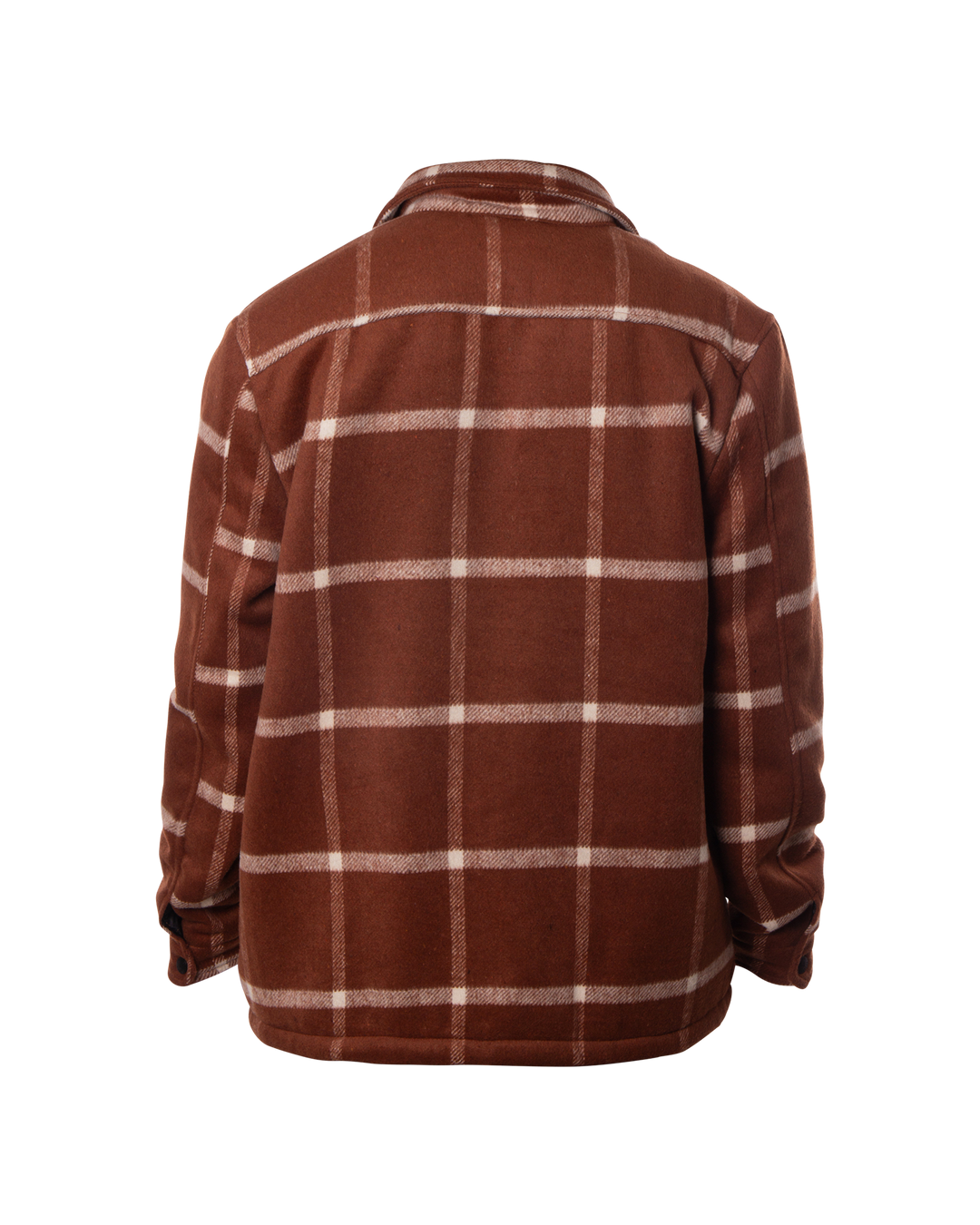 LAMB  JACKET - BROWN / WHITE
