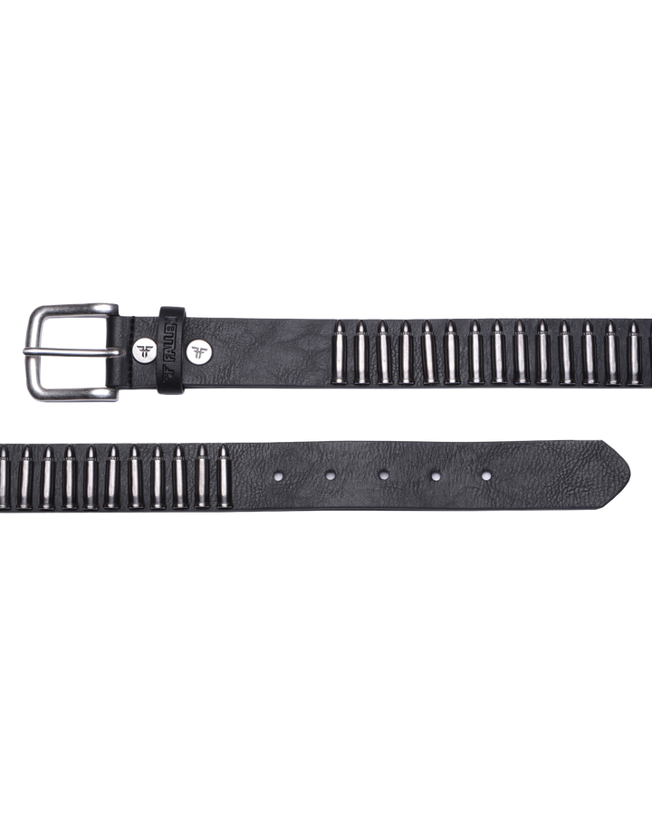 BULLET BELT - BLACK / SILVER