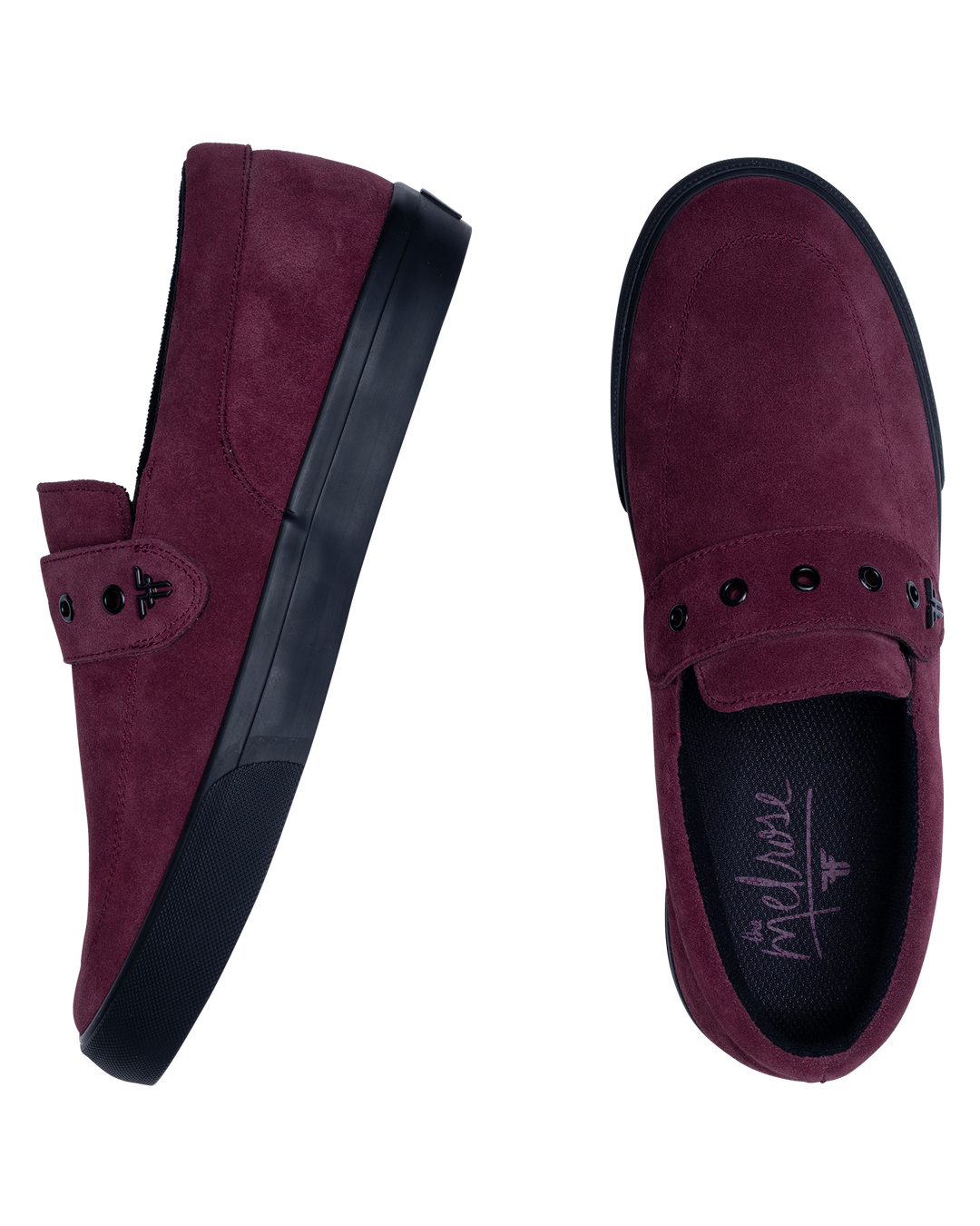 MELROSE - BURGUNDY / BLACK