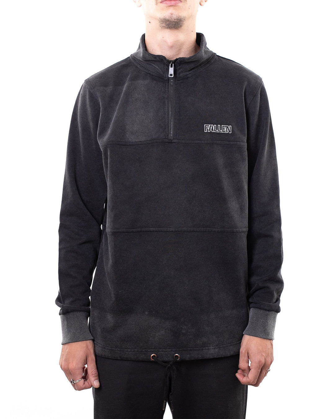 PEAK JACKET - BLACK ENZYMATIC / BLACK
