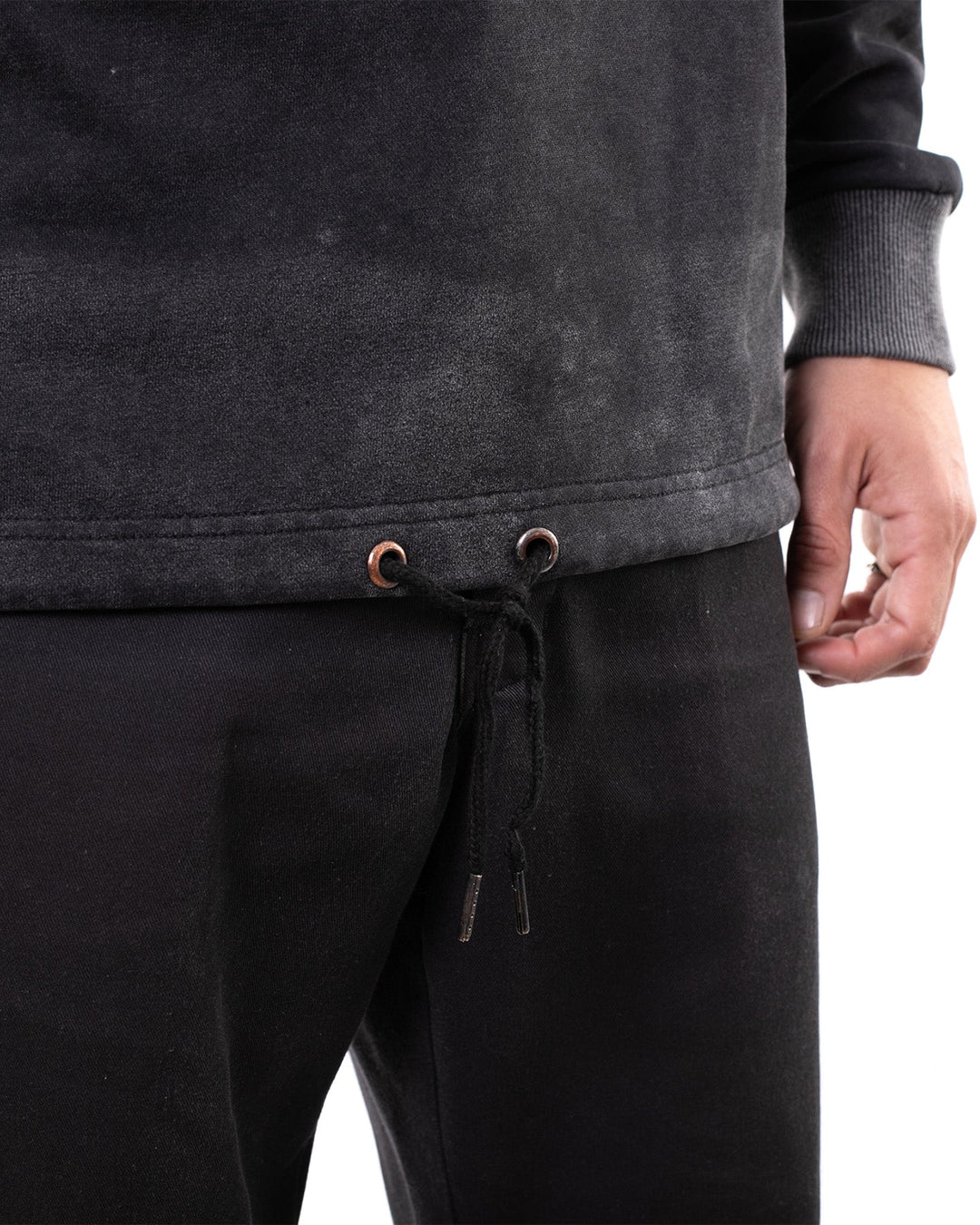 PEAK JACKET - BLACK ENZYMATIC / BLACK