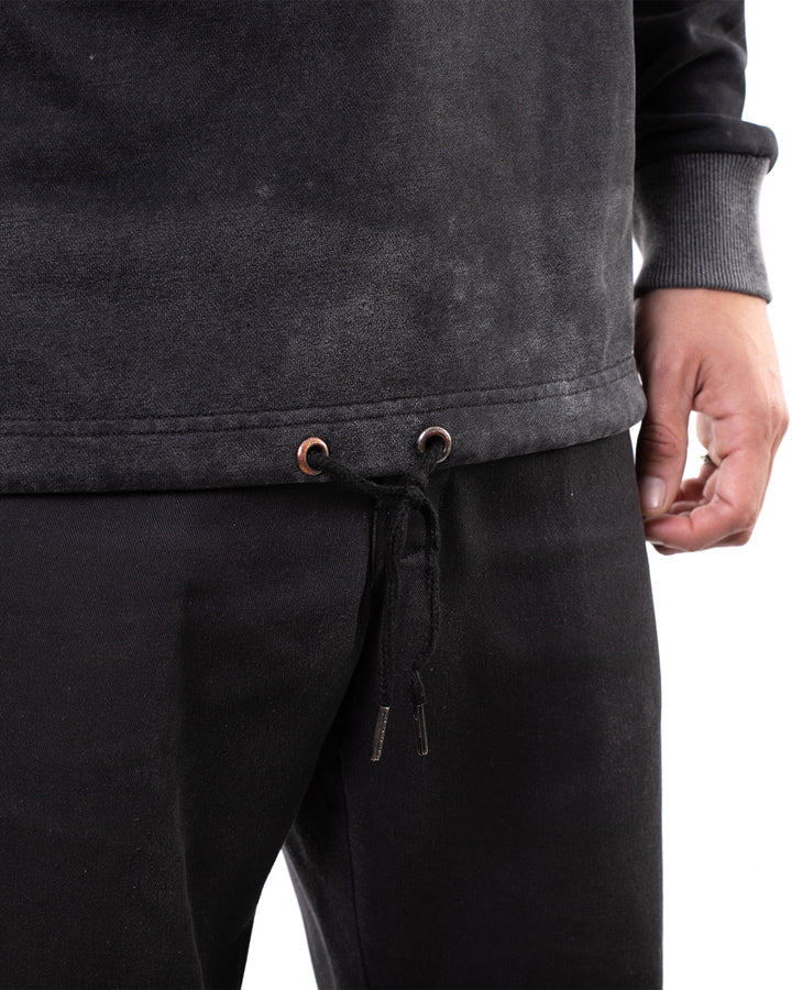 PEAK JACKET - BLACK ENZYMATIC / BLACK