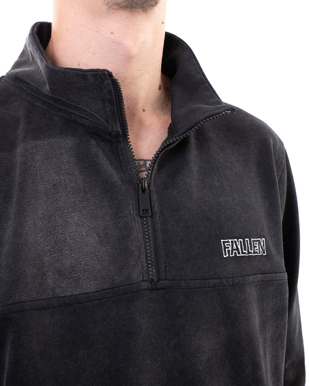 PEAK JACKET - BLACK ENZYMATIC / BLACK