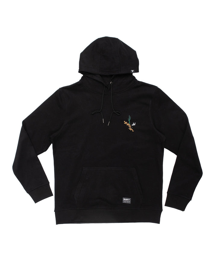 THE WANDERER HOODIE - BLACK / YELLOW (TOMMY SANDOVAL)