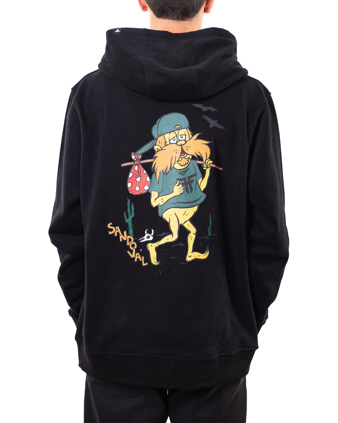 THE WANDERER HOODIE - BLACK / YELLOW (TOMMY SANDOVAL)