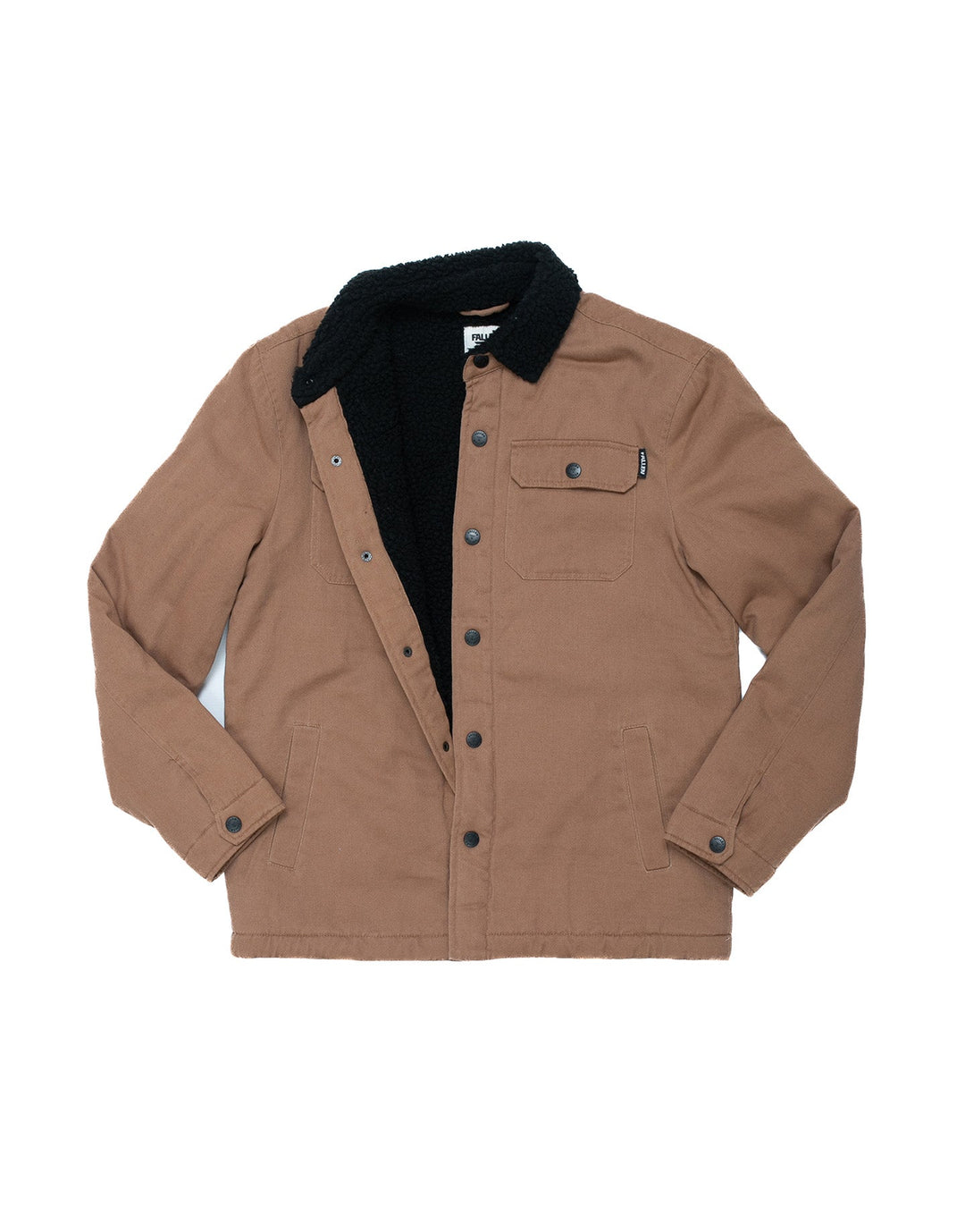 LAMB JACKET - BROWN / BLACK