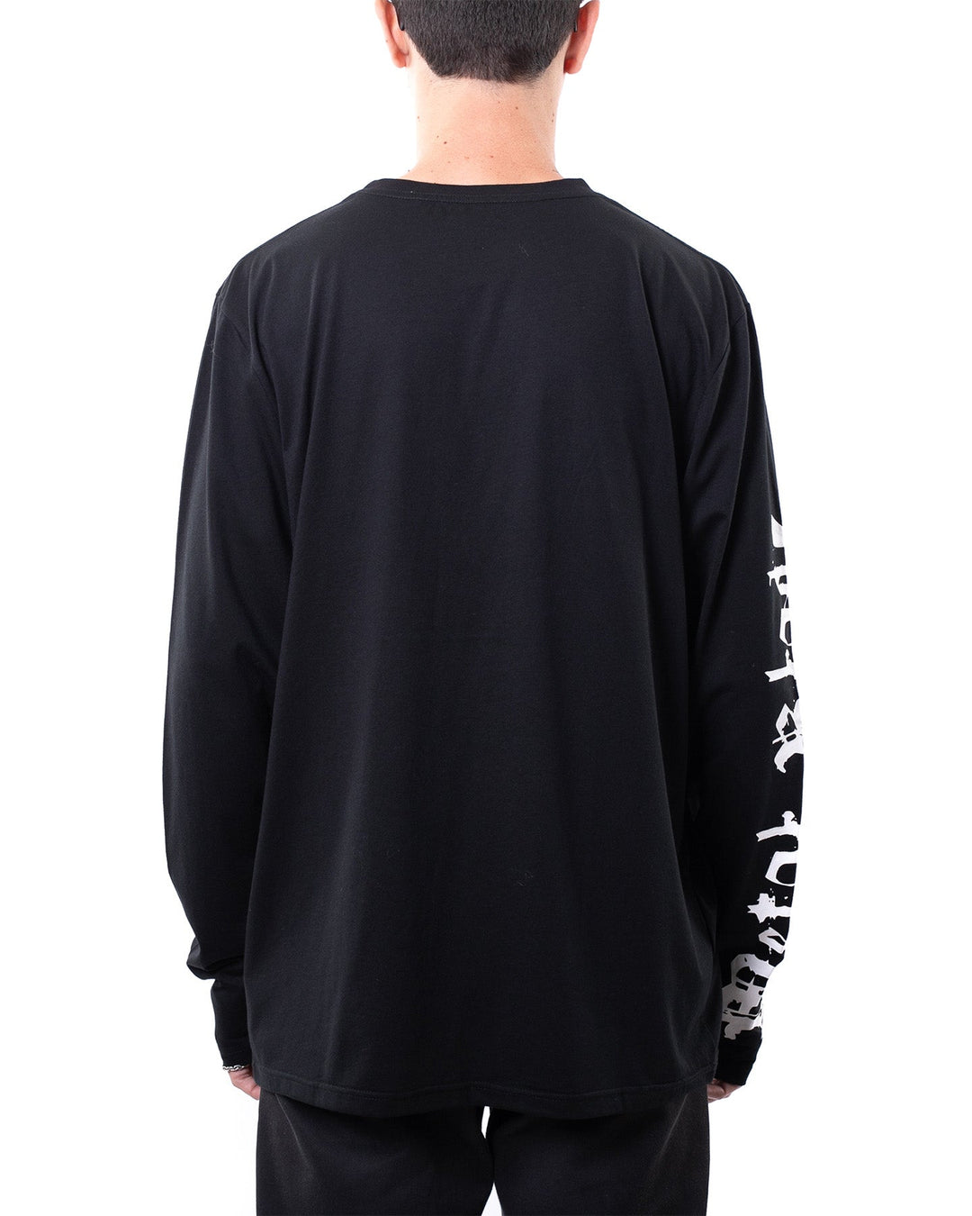 METAL BLADE AXE L/S TEE - BLACK / WHITE