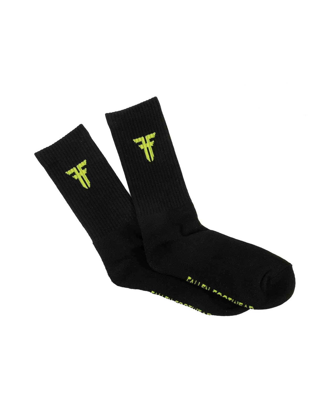 TRADEMARK SOCK - BLACK / LIME