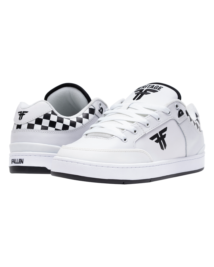 HERITAGE - WHITE / BLACK / CHECKERS