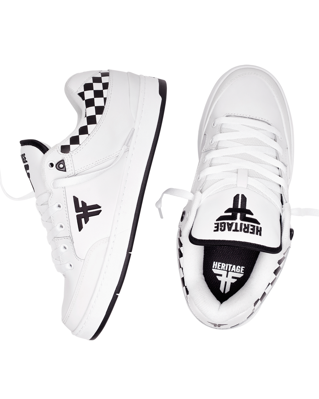 HERITAGE - WHITE / BLACK / CHECKERS