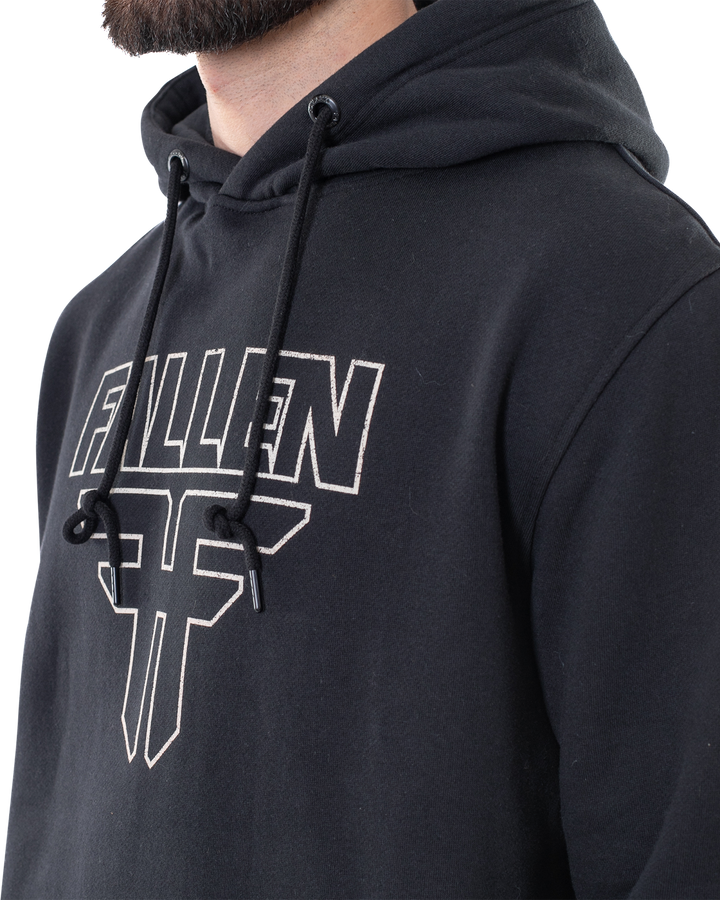 INSIGNIA HOODIE - BLACK / WHITE