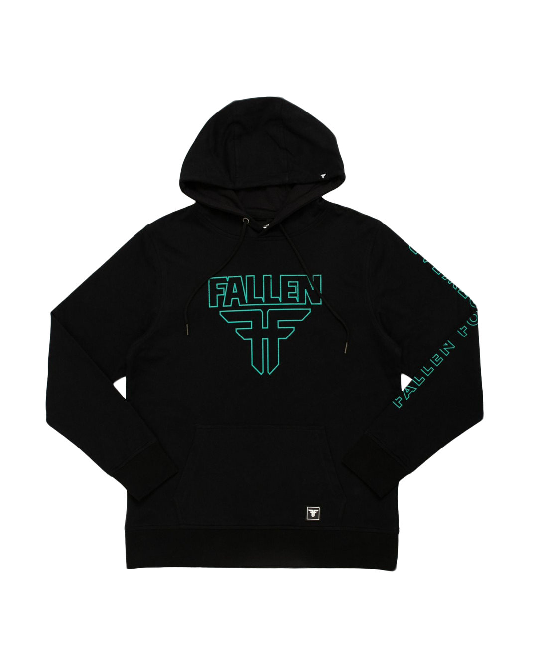 INSIGNIA BOLD HOODIE - BLACK / GREEN