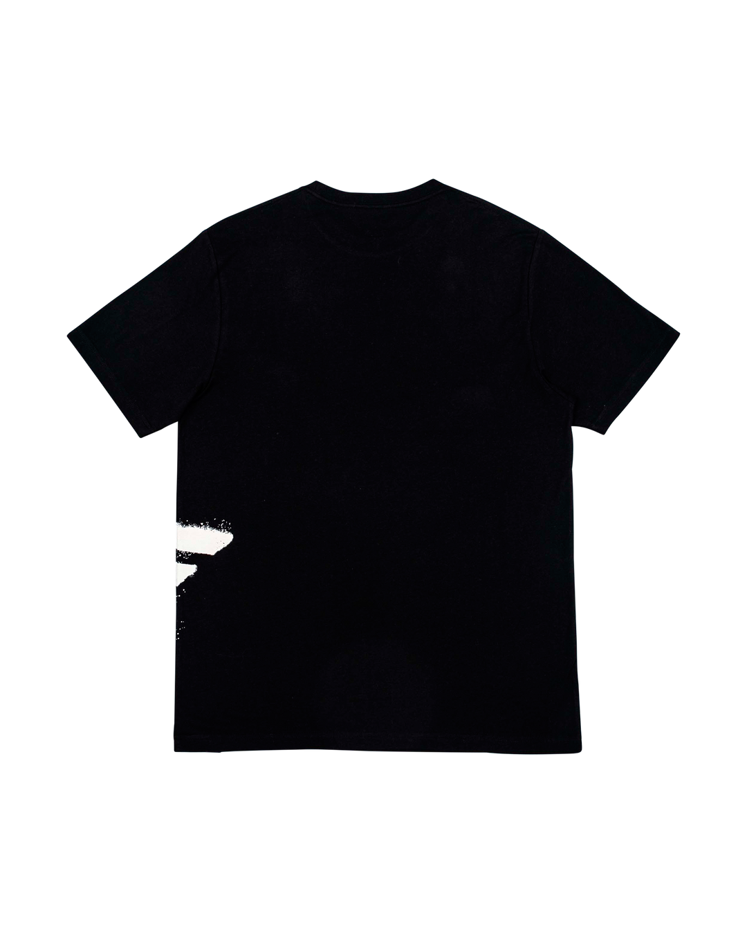 OVER SPRAY TEE - BLACK / WHITE